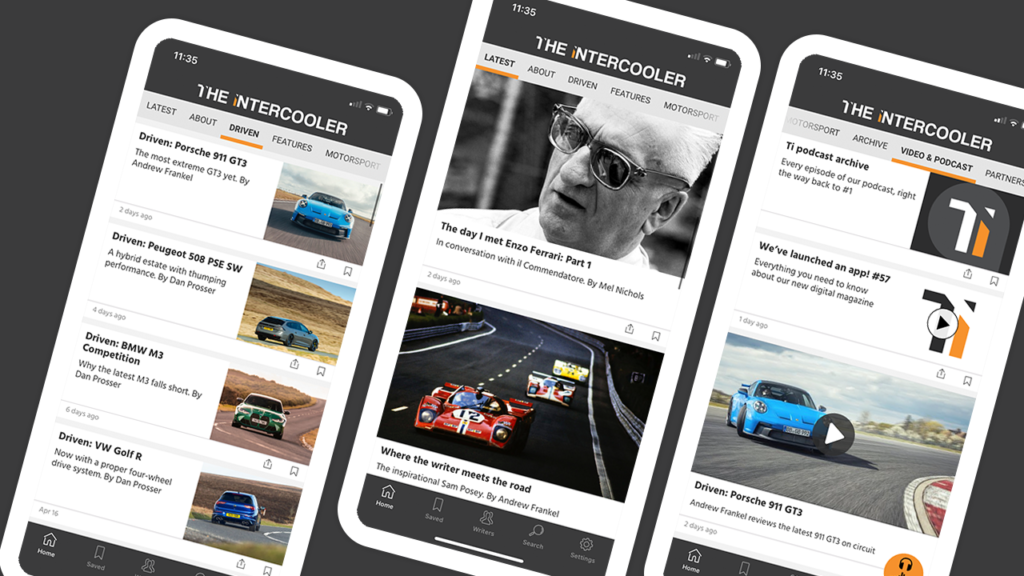 The Intercooler, an automotive subscription app, launches on Pugpig Bolt