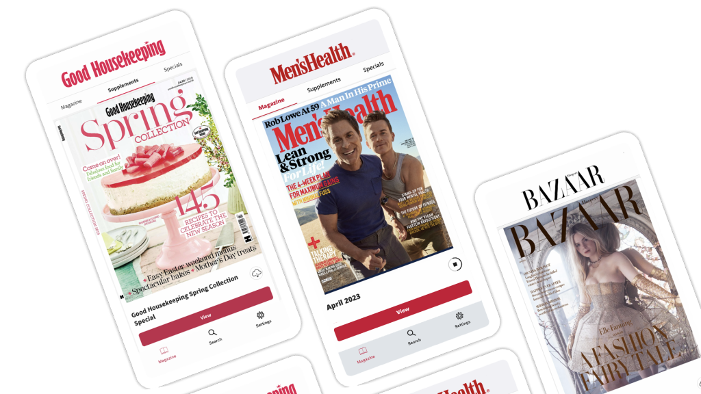 Hearst, Good Housekeeping, Men's Health, Harper's Bazaar mobile apps