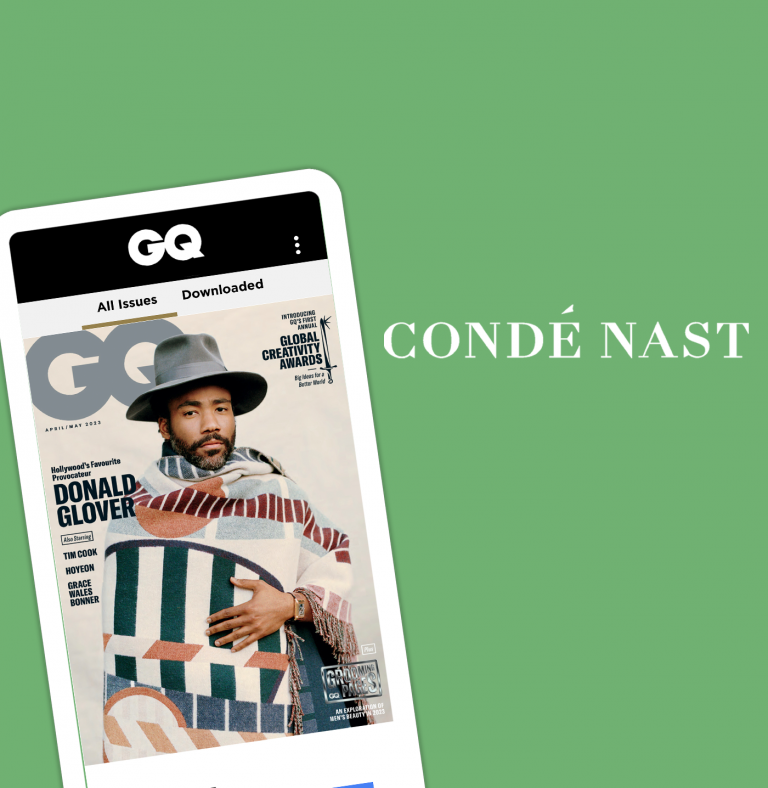 Conde Nast, GQ mobile app