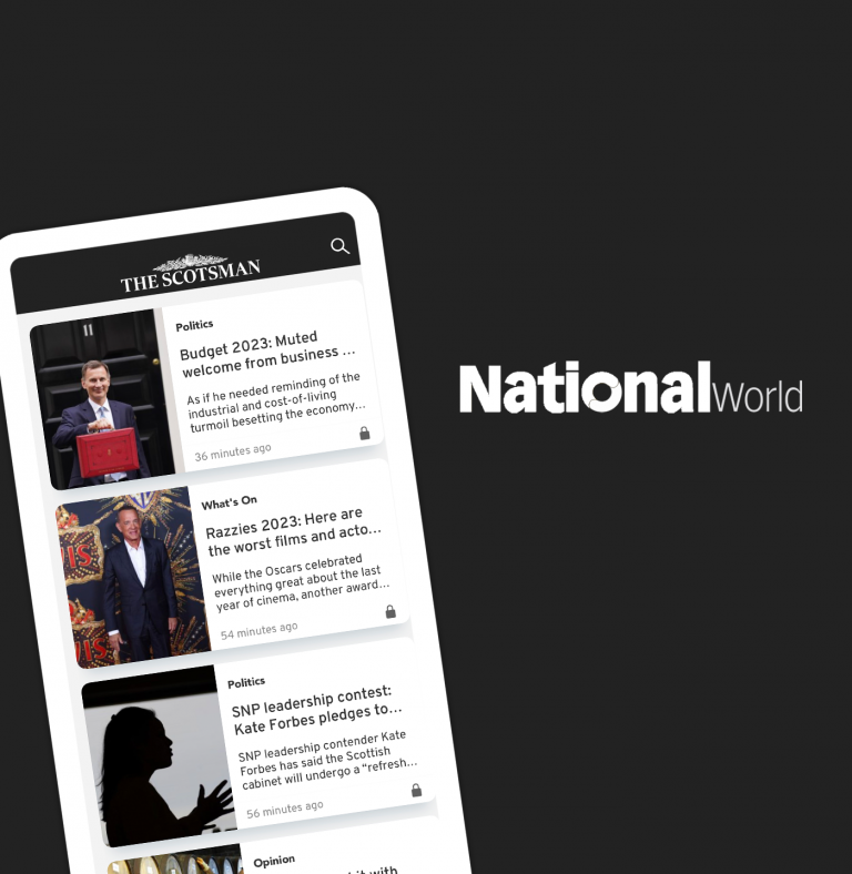 National World, The Scotsman mobile app
