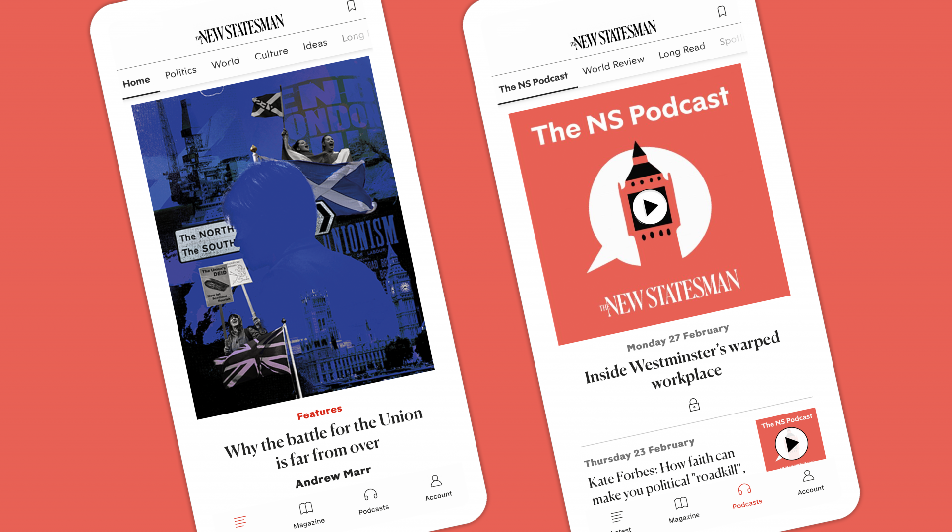 The New Statesman mobile app