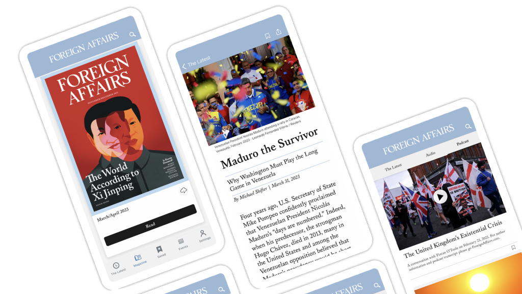 Foreign Affairs mobile app