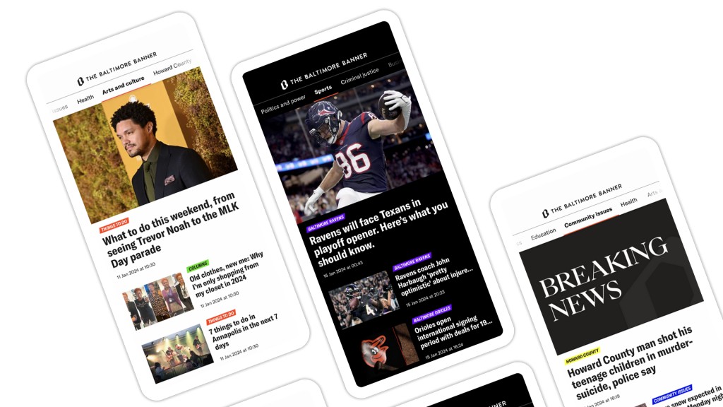 The Baltimore Banner mobile apps