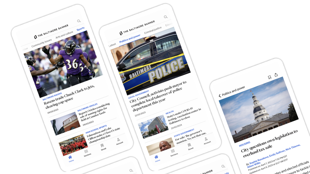 The Baltimore Banner mobile app