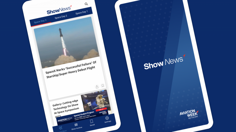 Aviation Week ShowNews app