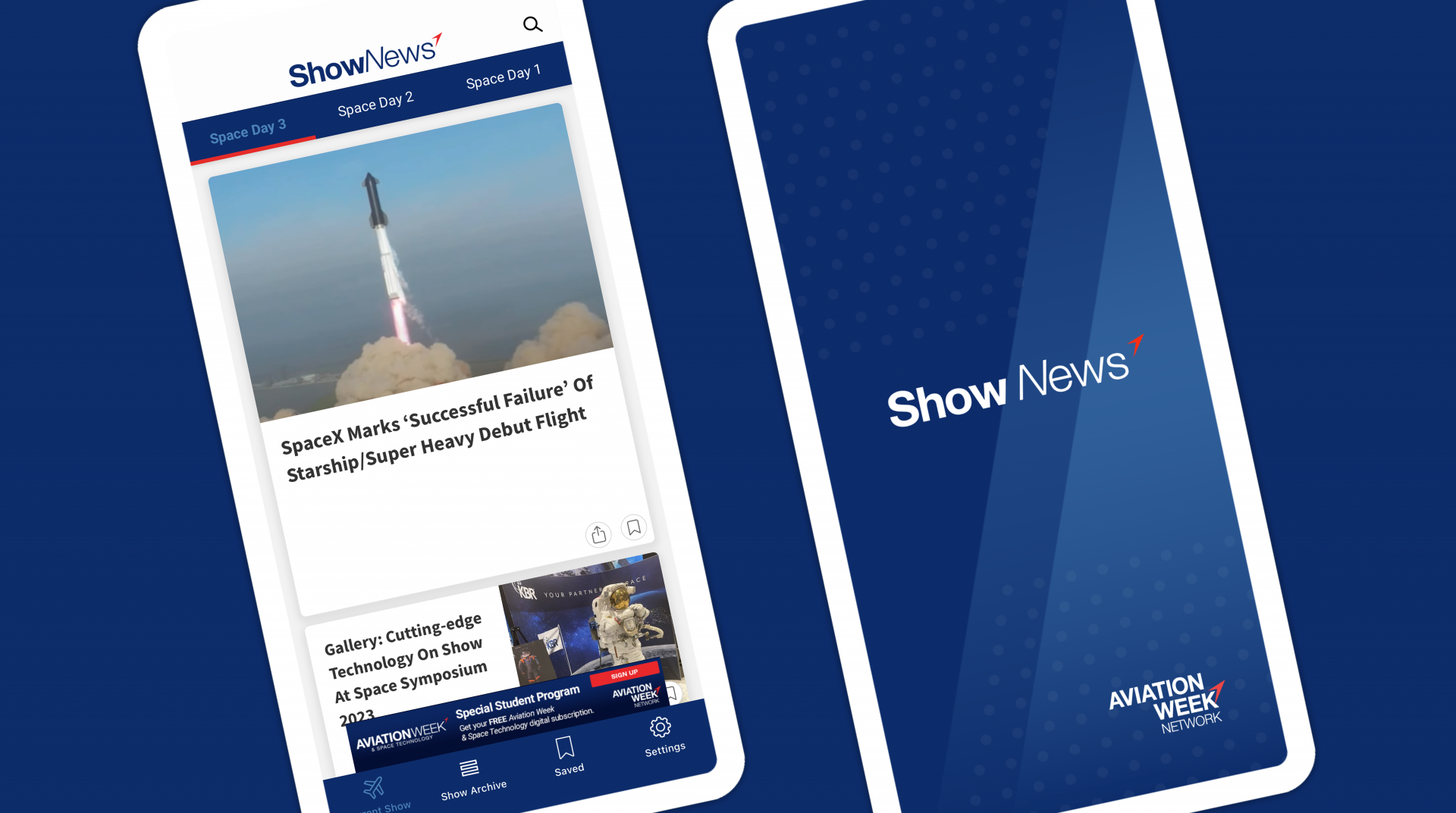 Aviation Week ShowNews app