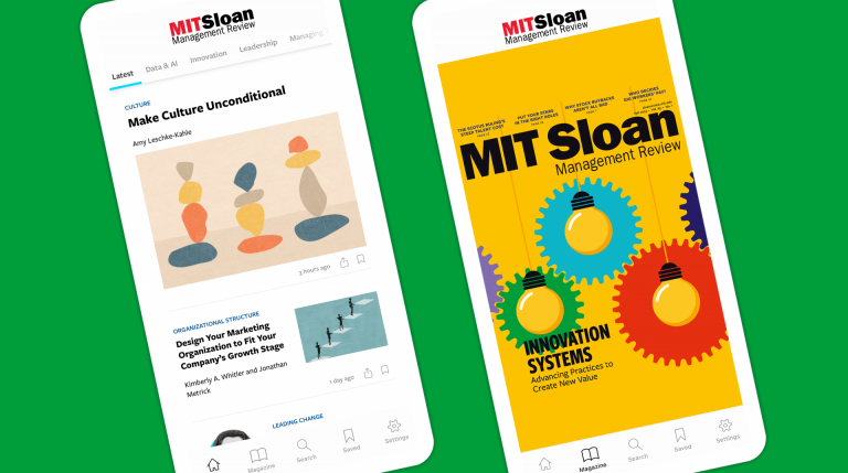 MIT Sloan Management launches mobile app on Pugpig Bolt