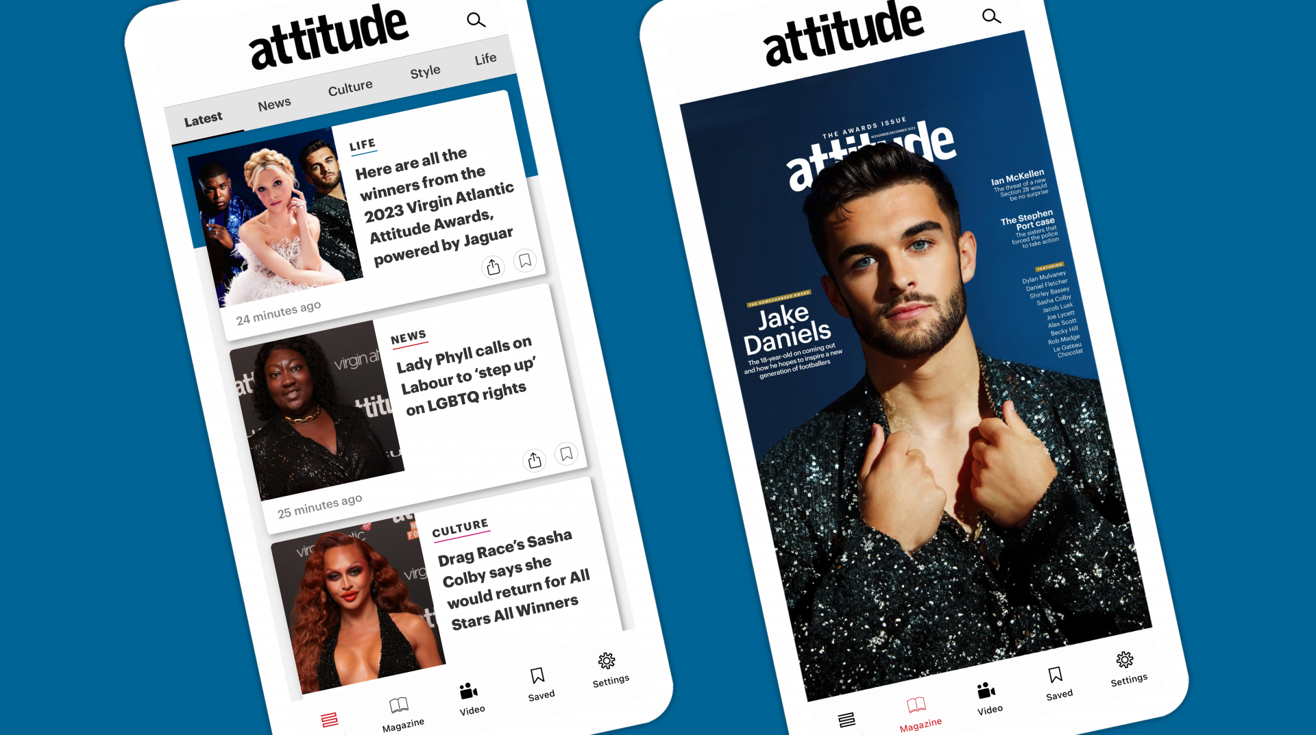 Attitude mobile app on Pugpig Bolt