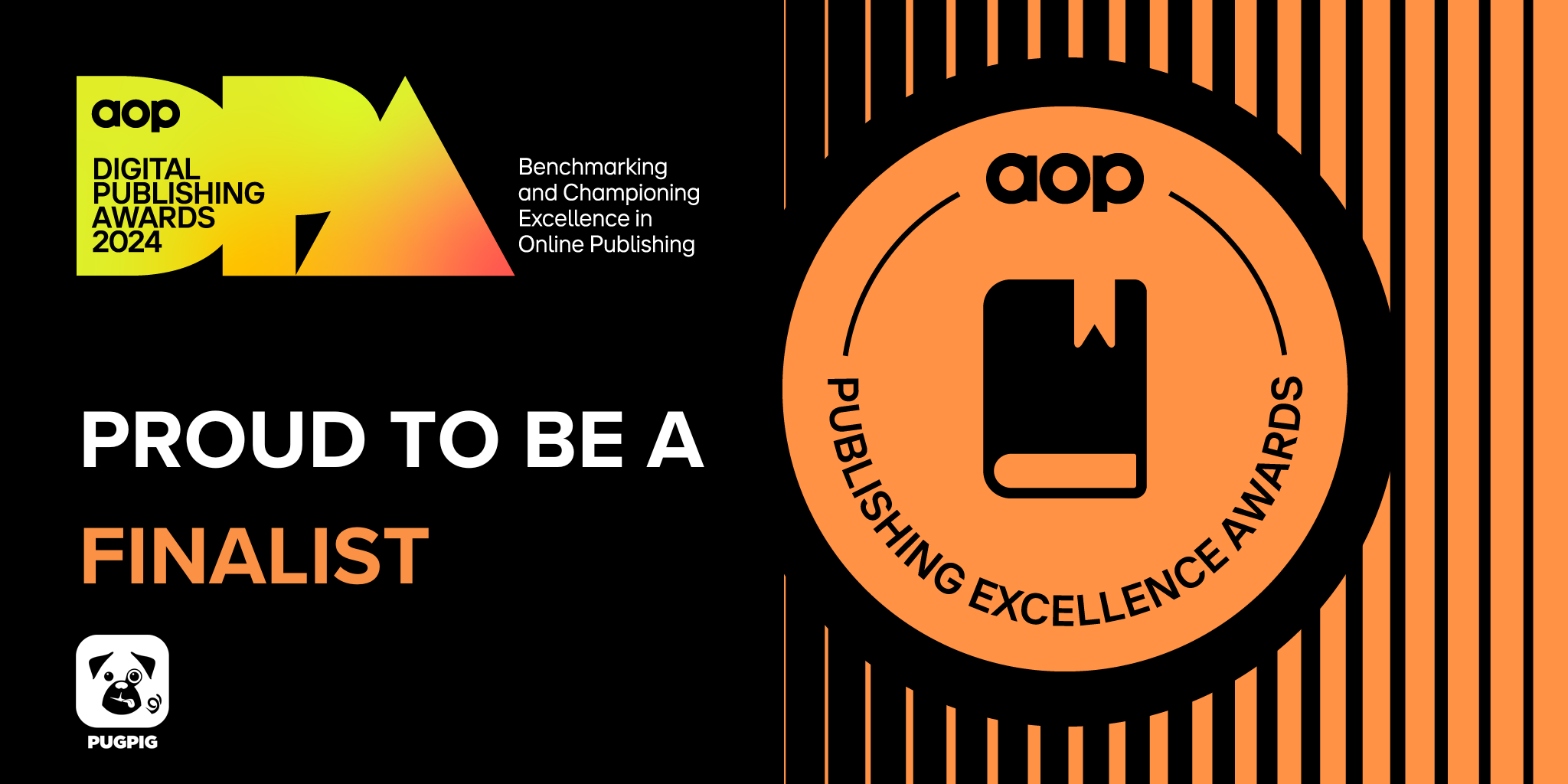 Pugpig shortlisted at AOP awards 2024
