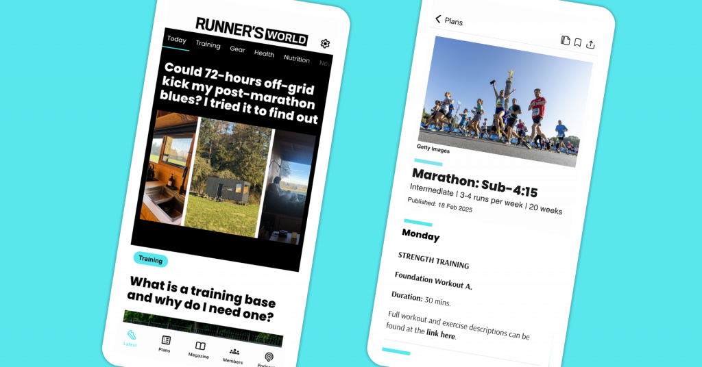 Runner's World mobile app