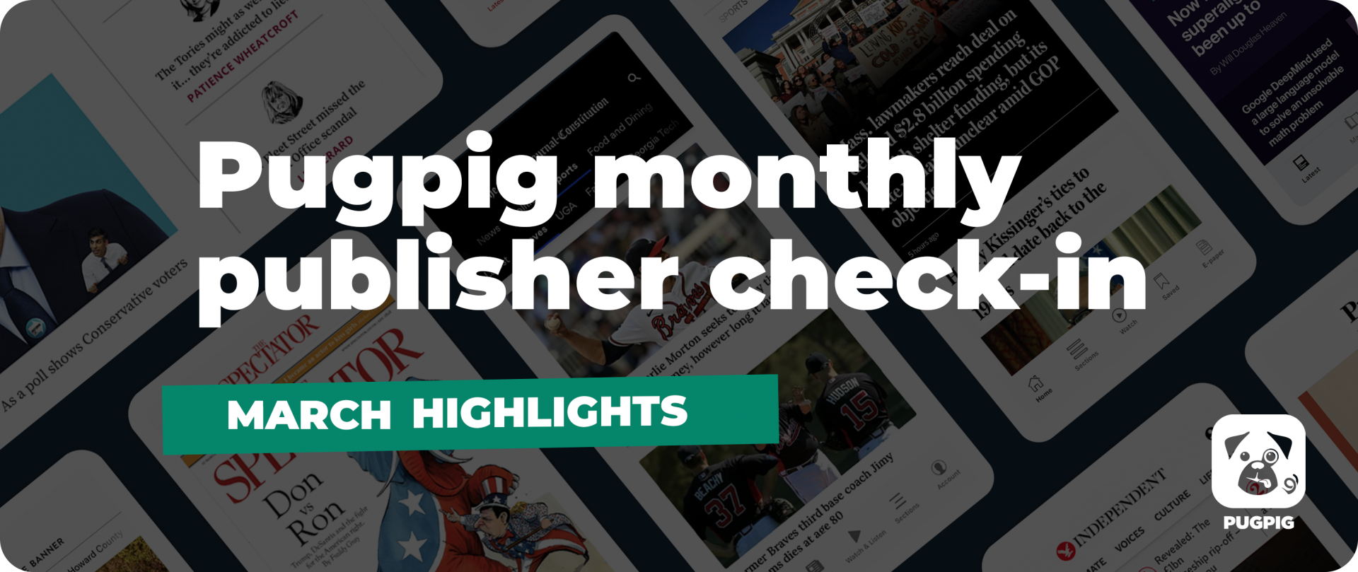March publisher check-in highlights