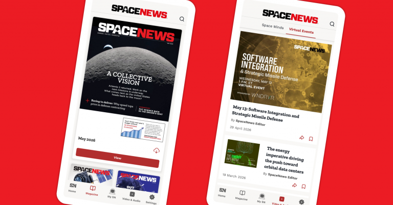 SpaceNews app launch